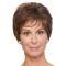 New Arrival  Short Brown Straight 8inch Classic Lace Front Wig On Sale