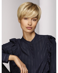 High Quality 8Inch Short Straight Capless Blonde With Bangs Synthetic Wigs High Quality 8Inch Short Straight Capless Blonde With Bangs Synthetic Wigs