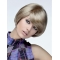 8" Short Straight Monofilament Blonde Bobs Synthetic Hair Wigs