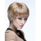 8" Short Straight Monofilament Blonde Boycuts Synthetic Wig