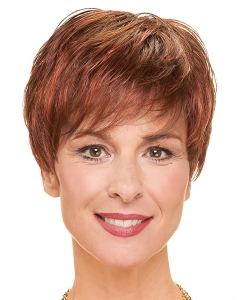 Red Straight Short Layered Monofilament Wigs Red Straight Short Layered Monofilament Wigs