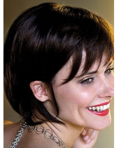 Boycuts Remy Human Hair Brown Straight Hand Made Wigs Boycuts Remy Human Hair Brown Straight Hand Made Wigs