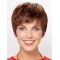 8" Straight Capless Synthetic With Bangs Ladies Short Wigs
