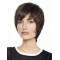 8" Straight Short Layered Human Hair Wig