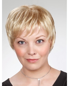 8" Blonde Short Layered Straight Synthetic Wigs 8" Blonde Short Layered Straight Synthetic Wigs