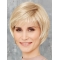 Monofilament Blonde Synthetic 8" Short Bob Wigs