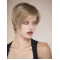 Monofilament 8" Straight Short Human Hair Wigs