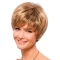 Synthetic 8" Straight Short Blonde Classic Wigs