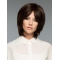 Brown Natural Straight Short Remy Human Hair Bob Wigs