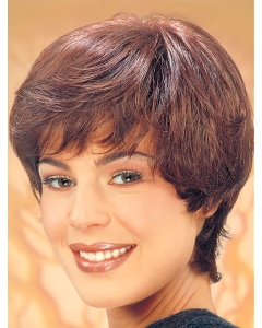 Synthetic Short Straight Brown Trendy Classic Wigs Synthetic Short Straight Brown Trendy Classic Wigs