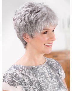 8" Short Straight Fashion Lace Front Grey Wigs 8" Short Straight Fashion Lace Front Grey Wigs
