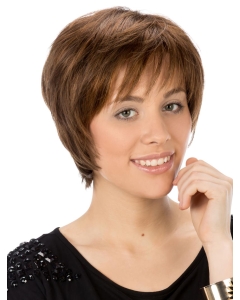 Soft 100% Hand-tied Synthetic Straight 8" Short Wigs Soft 100% Hand-tied Synthetic Straight 8" Short Wigs