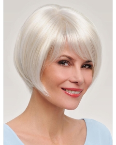 Natural 8" Short Straight Grey with Blonde Bob Wigs Natural 8" Short Straight Grey with Blonde Bob Wigs