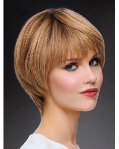 100% Hand-tied 8" High Quality Blonde Bobs Human Hair Wigs 100% Hand-tied 8" High Quality Blonde Bobs Human Hair Wigs