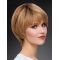 100% Hand-tied 8" High Quality Blonde Bobs Human Hair Wigs