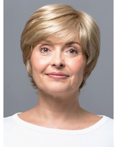 Blonde 8" With Bangs Short Great Monofilament Wigs Blonde 8" With Bangs Short Great Monofilament Wigs