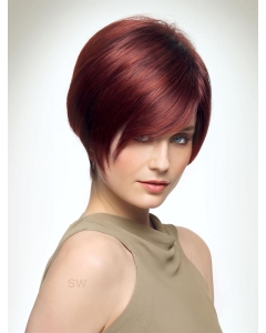 Red 8" Boycuts Style Capless Synthetic Wigs Red 8" Boycuts Style Capless Synthetic Wigs