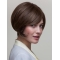 8" Short Brown Straight Natural Bob Wigs