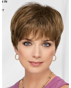 Brown 8" Boycuts Flexibility Capless Synthetic Wigs Brown 8" Boycuts Flexibility Capless Synthetic Wigs