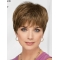 Brown 8" Boycuts Flexibility Capless Synthetic Wigs