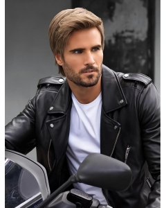 Monofilament Straight 4" Suitable Men Hair Monofilament Straight 4" Suitable Men Hair