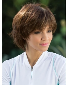 Short Monofilament Synthetic Mono Synthetic Wigs For White Women Short Monofilament Synthetic Mono Synthetic Wigs For White Women