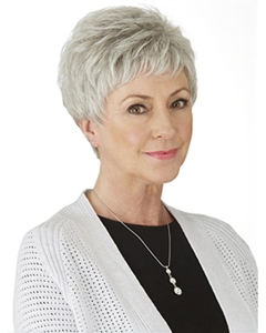Comfortable Short Straight 4" Grey Wigs Comfortable Short Straight 4" Grey Wigs