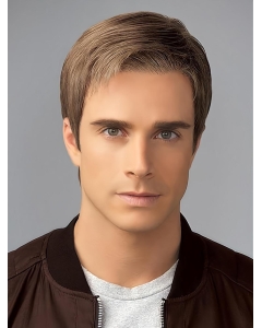 4" Straight Blonde Monofilament Men Wig 4" Straight Blonde Monofilament Men Wig