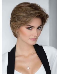 Short Straight Brown Layered 100% Hand Tied Synthetic Wigs Short Straight Brown Layered 100% Hand Tied Synthetic Wigs
