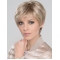 Straight Blonde With Bangs Short Synthetic Wigs