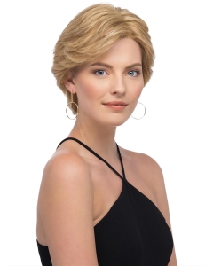 Straight Blonde Layered Human Hair Wigs Straight Blonde Layered Human Hair Wigs