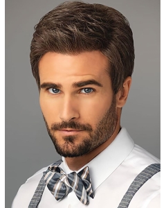 New Arrival 4" Straight Brown Classic Men Wigs New Arrival 4" Straight Brown Classic Men Wigs