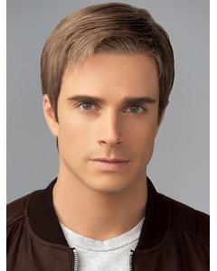 New Arrival 6" Straight Brown Classic Men Wigs New Arrival 6" Straight Brown Classic Men Wigs