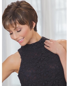8" Straight Brown Synthetic Boycuts Wigs 8" Straight Brown Synthetic Boycuts Wigs
