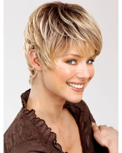 Popular Straight Blonde Boycuts Excellent Wigs Popular Straight Blonde Boycuts Excellent Wigs