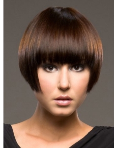 Exquisite Auburn Straight Short Human Hair Wigs Exquisite Auburn Straight Short Human Hair Wigs