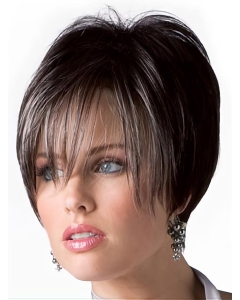 Natural Brown Straight Short Human Hair Wigs Natural Brown Straight Short Human Hair Wigs