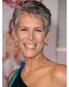 Short Straight Capless Remy Human Hair Lady Wigs hfnb119