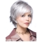 Silver Lady Short Cute Elegent Women Wigs