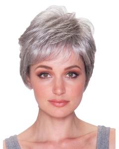 Stylish Straight Short Synthetic Grey Wigs