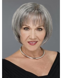 Grey Lady Short Bobs Capless Wigs Grey Lady Short Bobs Capless Wigs