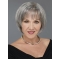 Grey Lady Short Bobs Capless Wigs