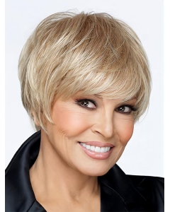 Sassy Monofilament Boycuts Blonde Short Wigs Sassy Monofilament Boycuts Blonde Short Wigs