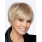 Sassy Monofilament Boycuts Blonde Short Wigs