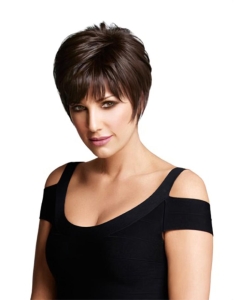 Discount Monofilament Layered Straight Short Wigs Discount Monofilament Layered Straight Short Wigs