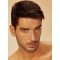 Durable Straight Hand Tied Short Men Wigs