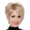 Online Blonde Straight Short Synthetic Wigs