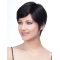 Black Lace Front Remy Human Hair Stylish Short Wigs