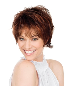 Red Gorgeous With Bangs Straight Short Wigs Red Gorgeous With Bangs Straight Short Wigs