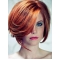 Trendy Short Straight Lace Front Copper Wigs 12 Inch